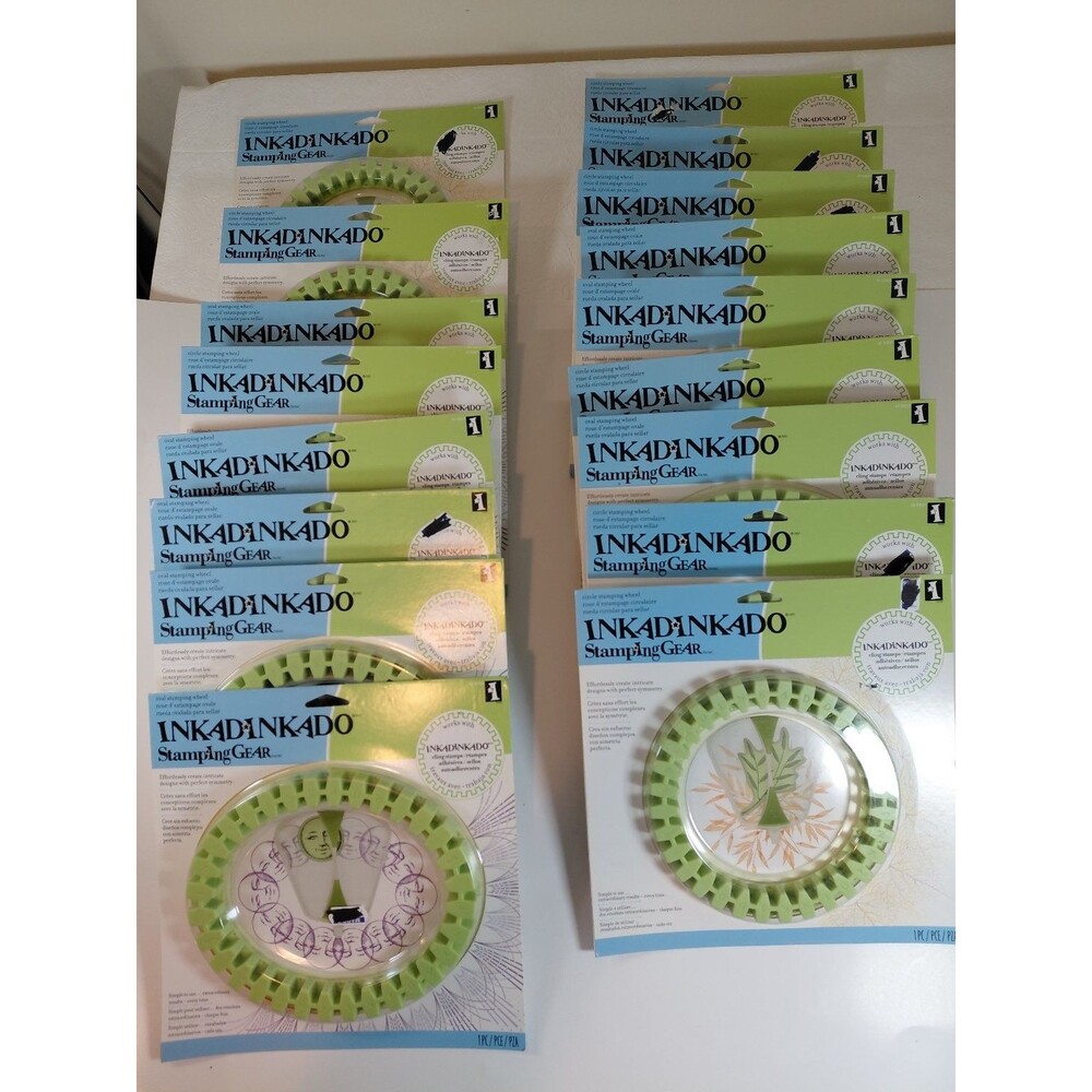 INKADINKADO Stamping GEAR Circle Wheel Craft Tool for Intricate Designs